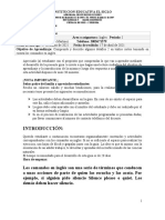 Guía de Aprendizaje Grado 3° Inglés LLN 2 Comandos