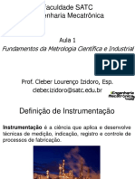 Fundamentos Da Metrologia - Aula 1 - 310715