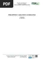 Philippine Variation Guidelines V.1.0 With Fees and Charges