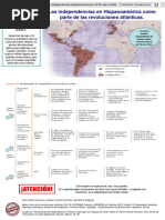 Ficha 4 (5H) Sur America Colonia e Independencia