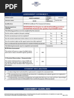 Sitxfsa002, Sitxinv002 - Written Assessment v2