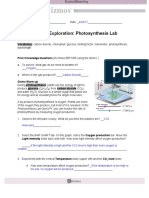 Student Exploration: Photosynthesis Lab: Josh Harmon 4/24/17