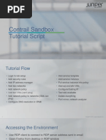 Contrail Sandbox Tutorial Script