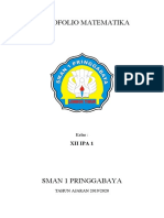 Portofolio Matematika Xii Ipa 1