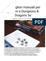 I 10 Migliori Manuali Per Giocare A Dungeons