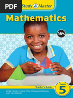 Study Master Mathematics Grade 5 Teacher S Guide