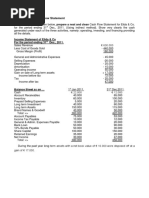 Additional Exercise On Cash Flows With Relative Solutions