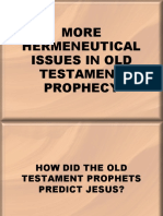 Hermeneutical Issues in Old Testament