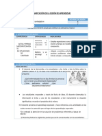 Planificación de La Sesión 3°