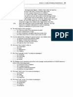 Questions: Section 3 - Guide To Reading Comprehension 349