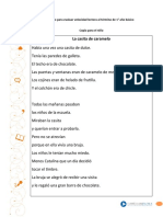 La Casita de Caramelo: Texto para Evaluar Velocidad Lectora Al Término de 1° Año Básico