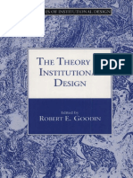 Goodin, The Theory of Institutional Design