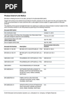 EOL Notice 6505