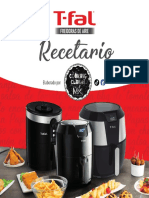 Recetario T-Fal Freidoras de Aire Por MX Cooking Club