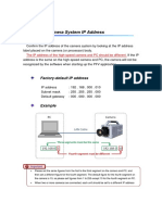 Confirming Camera System IP Address