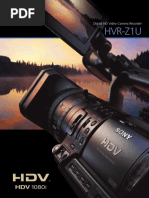 Sony HVR-Z1U Sales Brochure