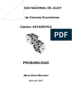 Teoría de Probabilidad