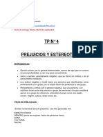 TP #4 Prejuicios y Estereotipos (Filosofía 5C)