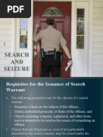 Search and Seizure