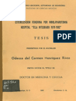 Tecnicas de Esterilizacion Quirurgica