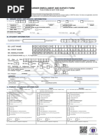 Learner Enrollment Form and Survey Form