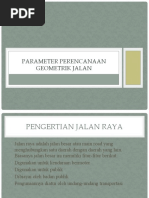 Parameter Perencanaan Geometrik Jalan