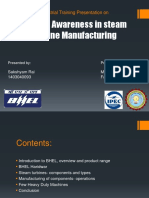 General Awareness in Steam Turbine Manufacturing: An Industrial Training Presentation On