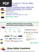 IEC60601 Amendments Webinar - L.Eisner-Greenlight Guru - 27AUG20