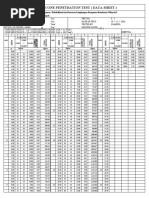 Dutch Cone Penetration Test (Data Sheet)