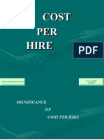 Cost Cost PER PER Hire Hire