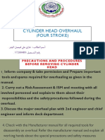 Cylinder Head Overhaul (Four Stroke)