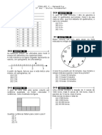 Simulado 4 (Mat. 5º Ano) - Blog Do Prof. Warles