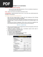 Finals Government Accounting: Petty Cash Fund