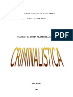 Note de Curs La Criminalistica