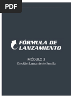 Módulo 3 - Checklist Lanzamiento Semilla