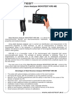 Steel Structure Analyzer NOVOTEST KRC-M2