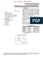 SN5545xB, SN7545xB Dual-Peripheral Drivers For High-Current, High-Speed Switching