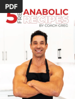 5 Free Anabolic Recipes by Greg Doucette