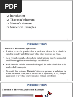 Thevenins and Nortons Theorem