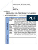 Programación Anual - Secundaria