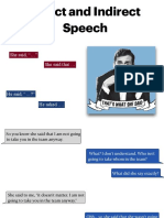 Direct and Indirect Speech