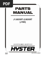 J1.60XMT-2.00XMT (J160) : 1556469 ©2014 Hyster Company 10/2014