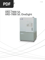 Xrd-7000 S/L Xrd-7000 S/L Onesight: X-Ray Diffractometer