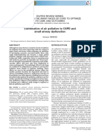 Contribution of Air Pollution To COPD and Small Airway Dysfunction