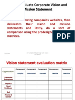 How To Evaluate Corporate Vision and Mission Statement