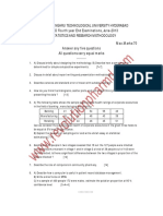 BIOSTATISTICS AND RESEARCH METHODOLOGY Questions For Pharm D4th Yrs Jntih