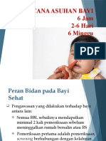 ASUHAN BAYI 6 Jam 6 Hari 6 Minggu