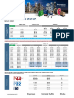 Tabela Preços Prysmian - Maio 2021