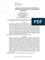Paradigma Pendidikan Demokrasi Dan Pendidikan Islam Dalam Menghadapi Tantangan Globalisasi Di Indonesia