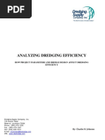 Analyzing Dredging Efficiency